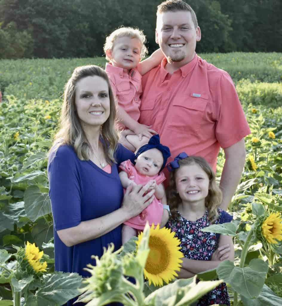 Son and family