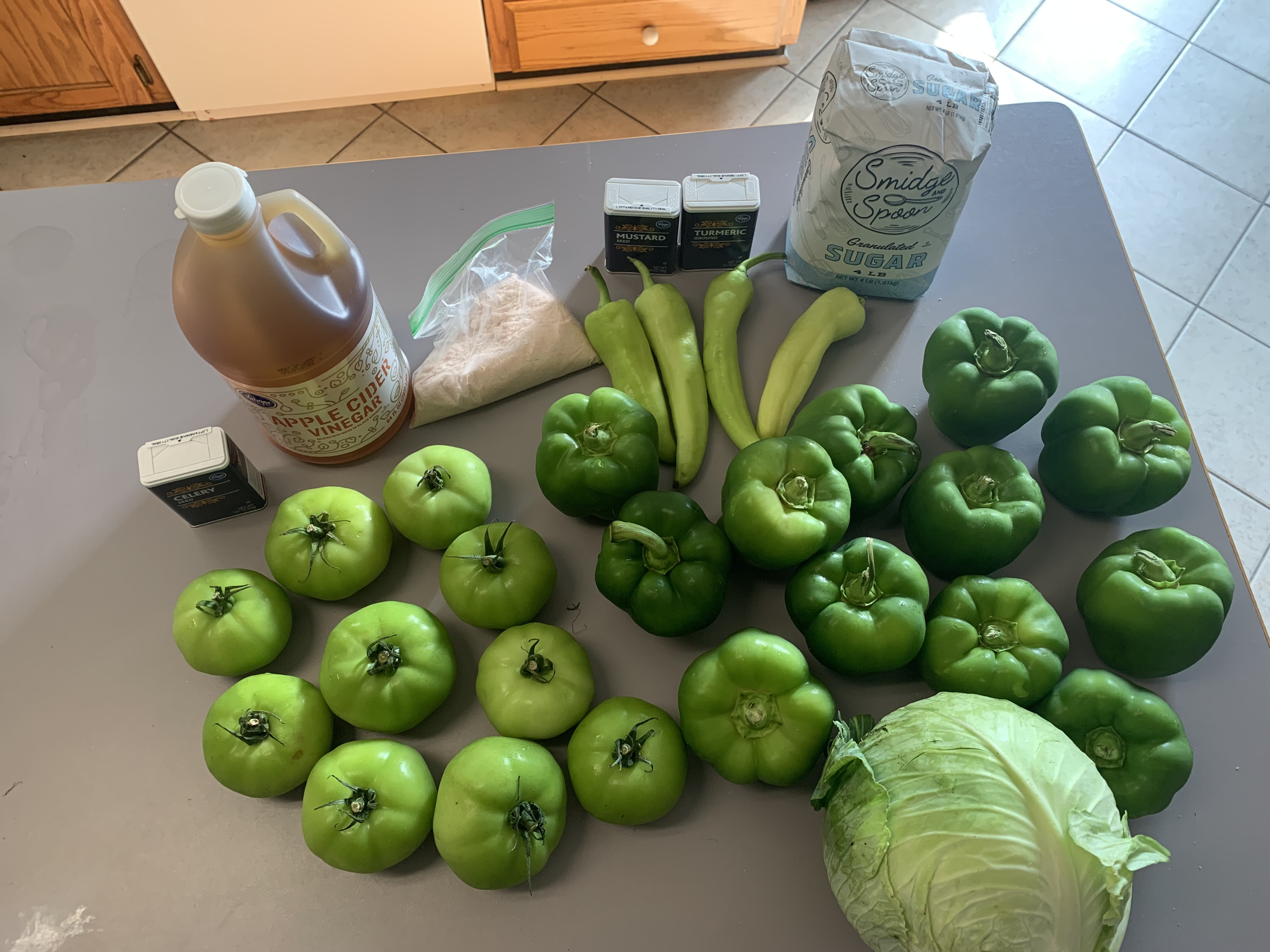 Green Tomato Ketchup Ingredients